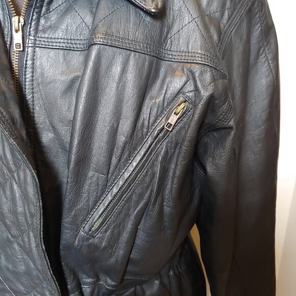 Vintage 80/90s Women's Leather Jacket - Picture 11 of 11